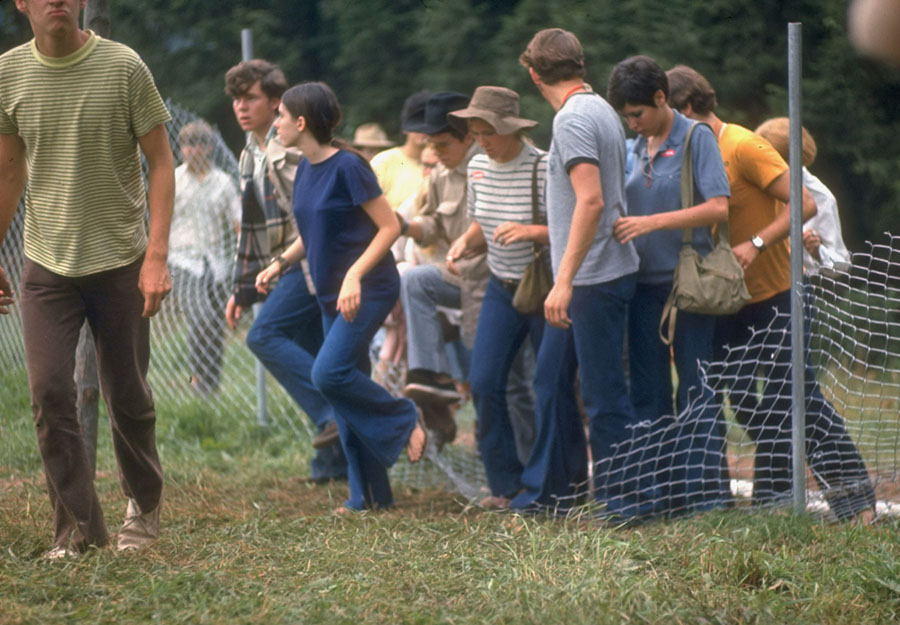 Arriving At Woodstock